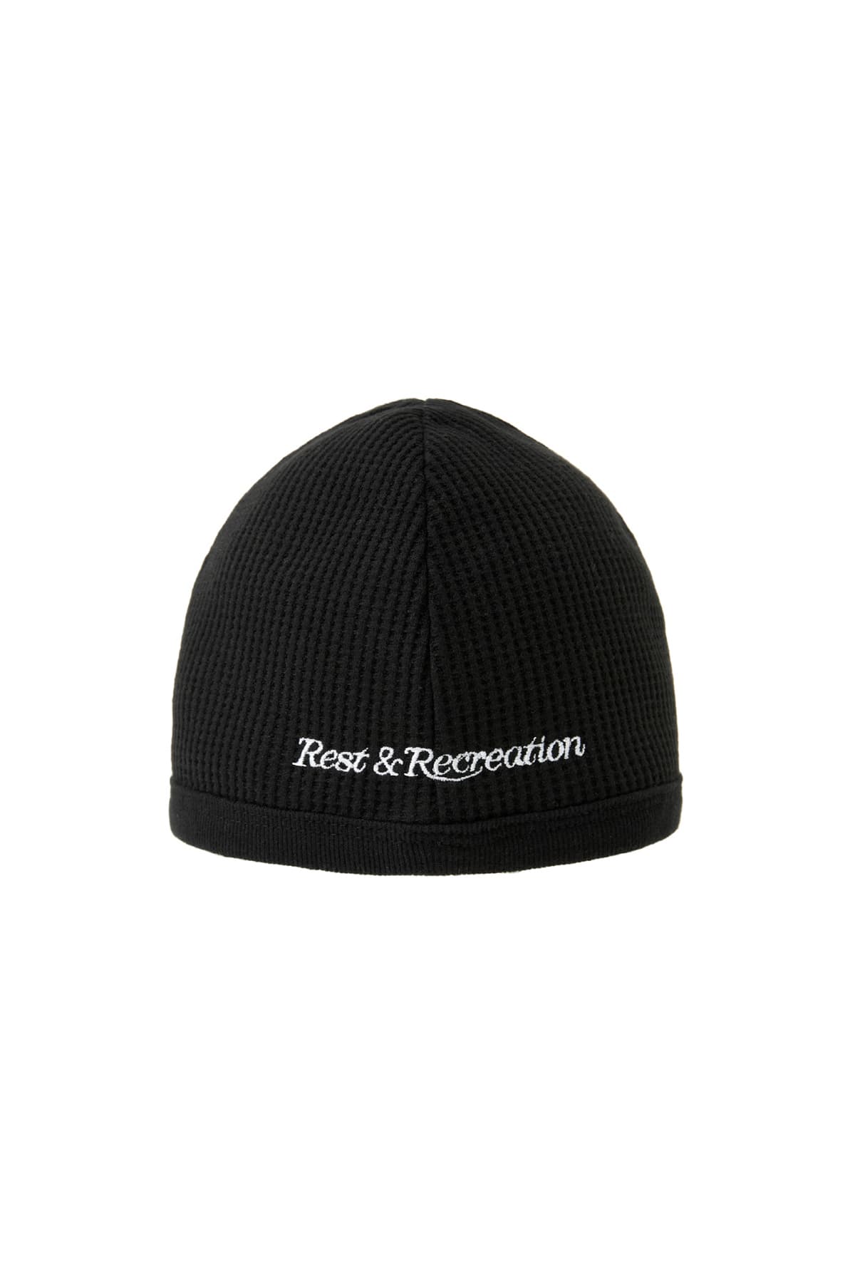 RR RIB JERSEY BEANIE - BLACK