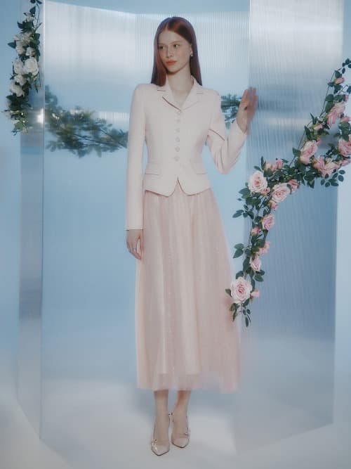 Mira tulle skirt_Pink