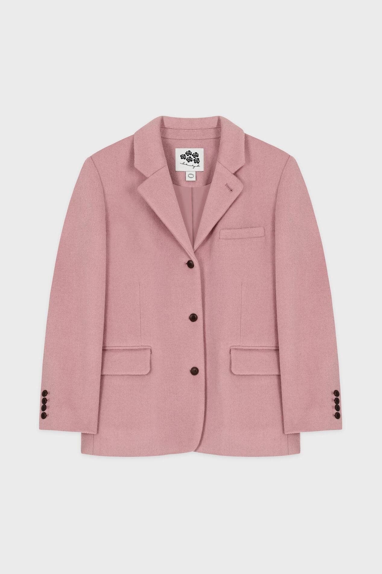 Hairy Wool Classic Blazer (Blave Rose)