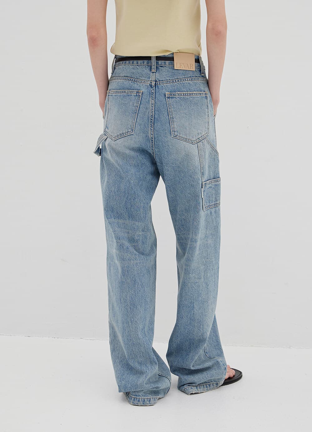 Relaxed Carpenter Denim - Stone Blue