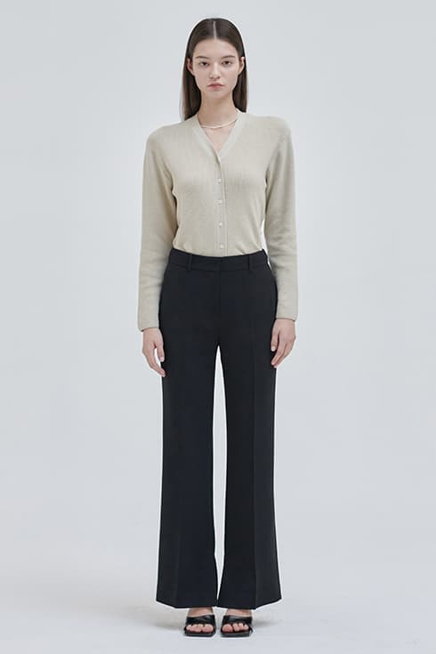 24SN semi-wide pants [BK]