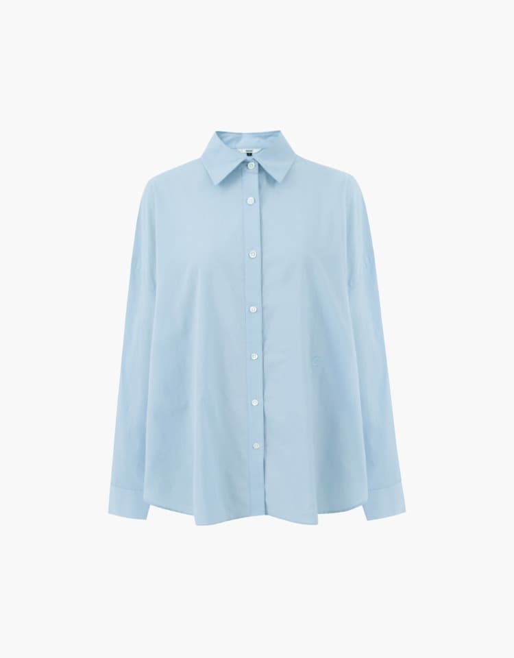 oversized shirts - skyblue