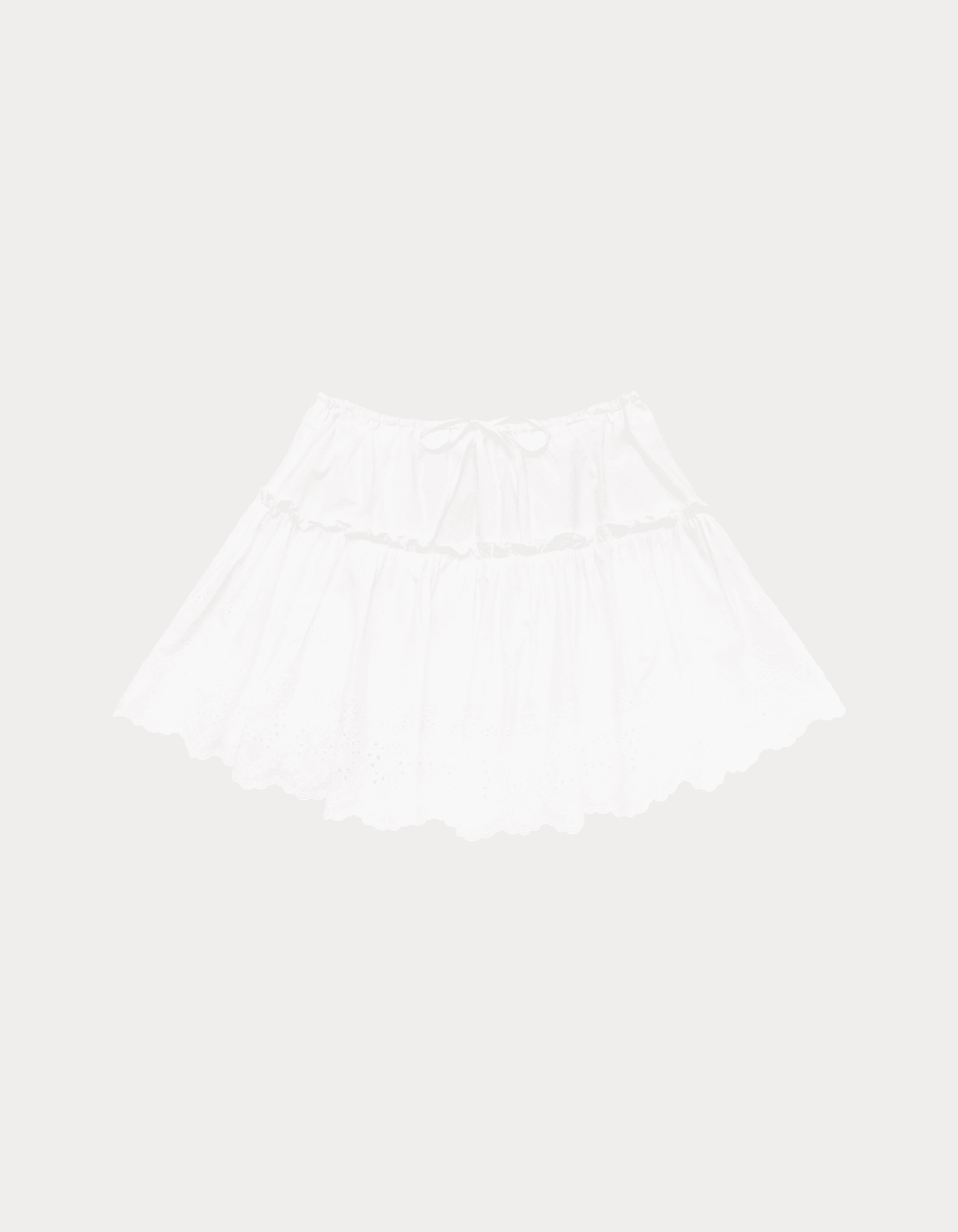 Charlotte Lace Mini Skirt - Ivory