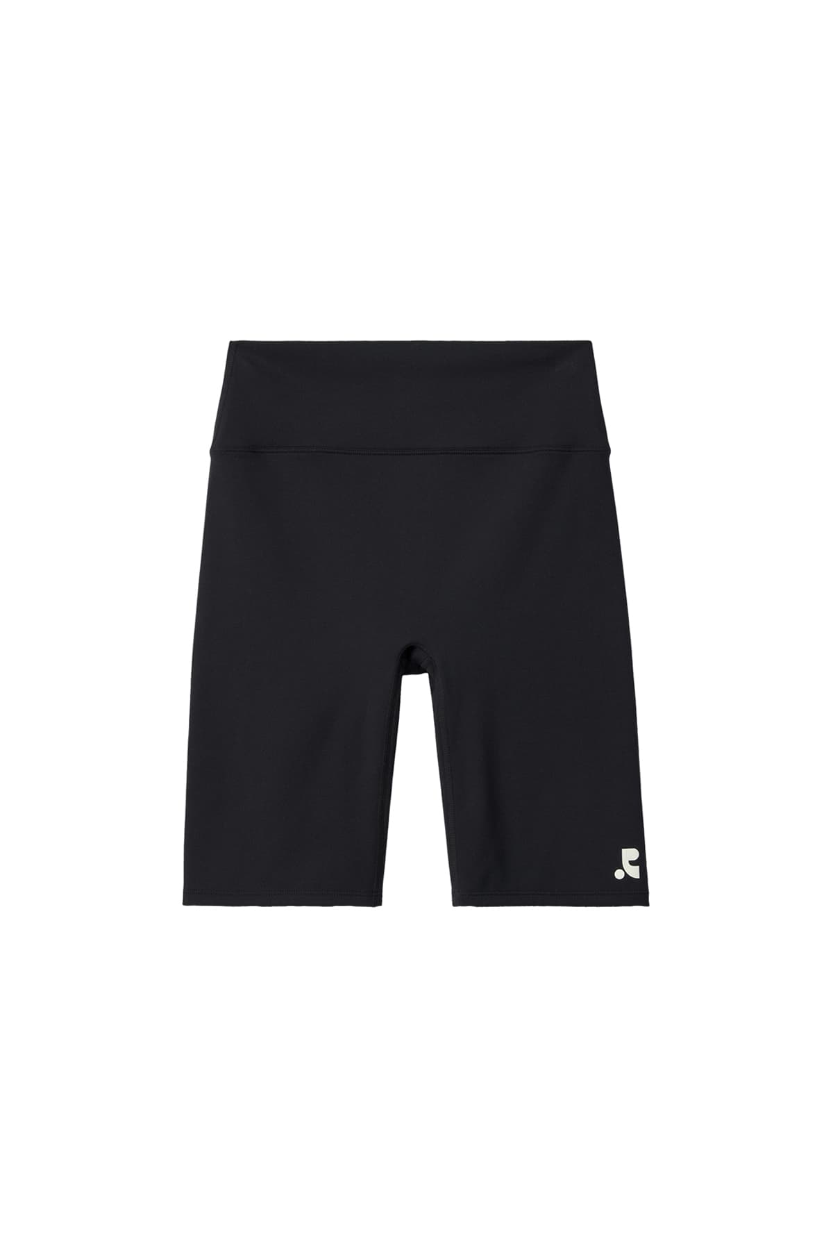 RR LOGO BIKE SHORTS - BLACK