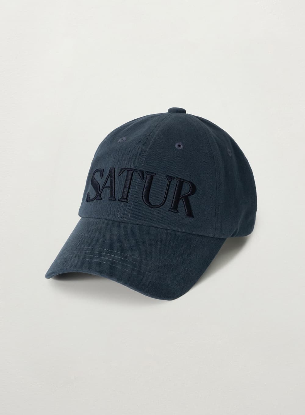Vintage Casual Volume Embroidery Ball Cap - Navy