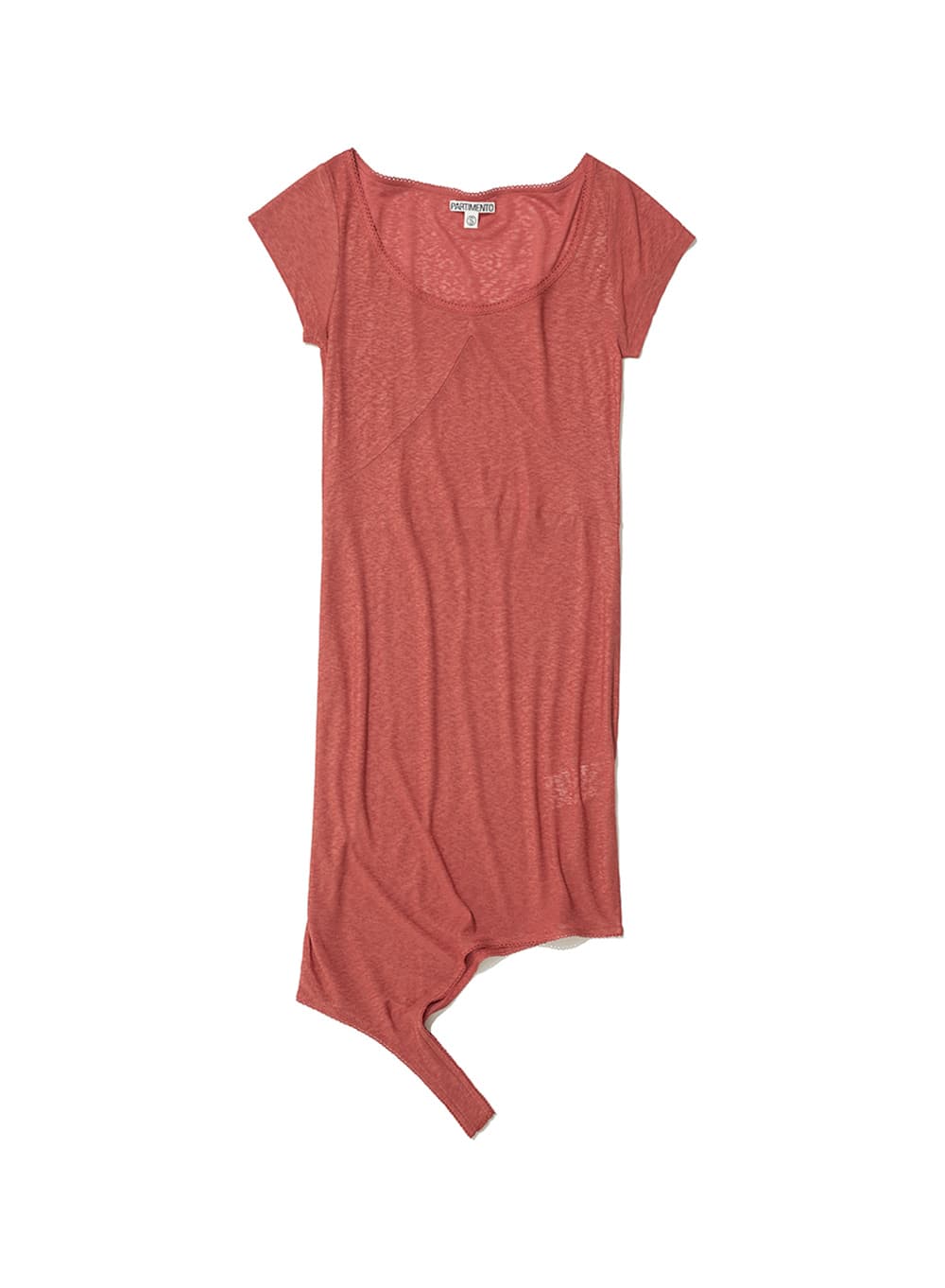 TRANSFORM LAYERED JERSEY DRESS_DUSTY RED