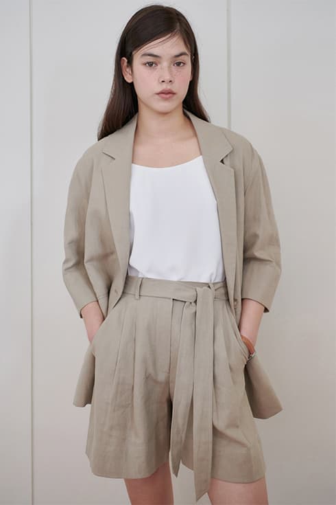 24N summer linen roomy jacket [BE]