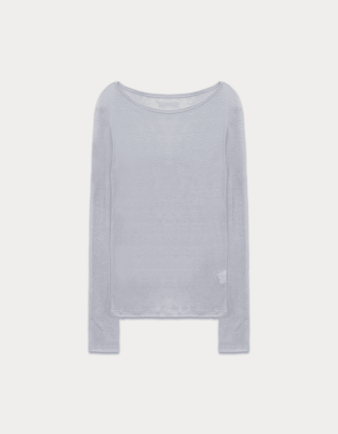 4th / See-through long top - light blue