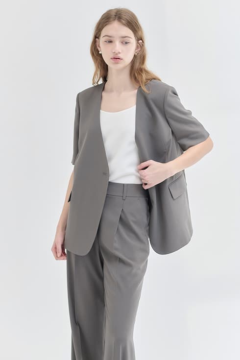 25N summer half sleeve jacket [S/CHA]