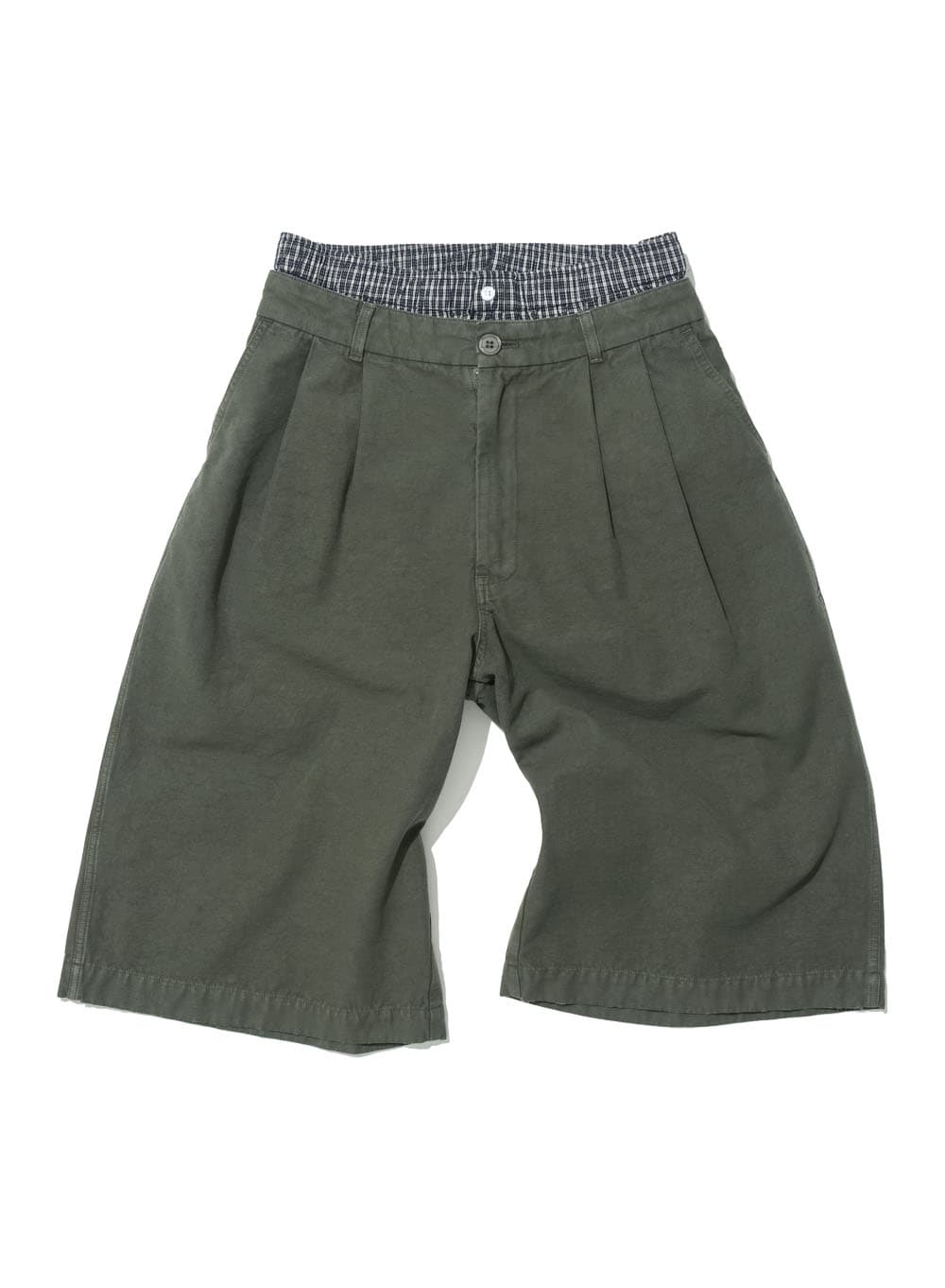 2 IN 1 DOUBLE LAYERED BERMUDA PANTS_KHAKI