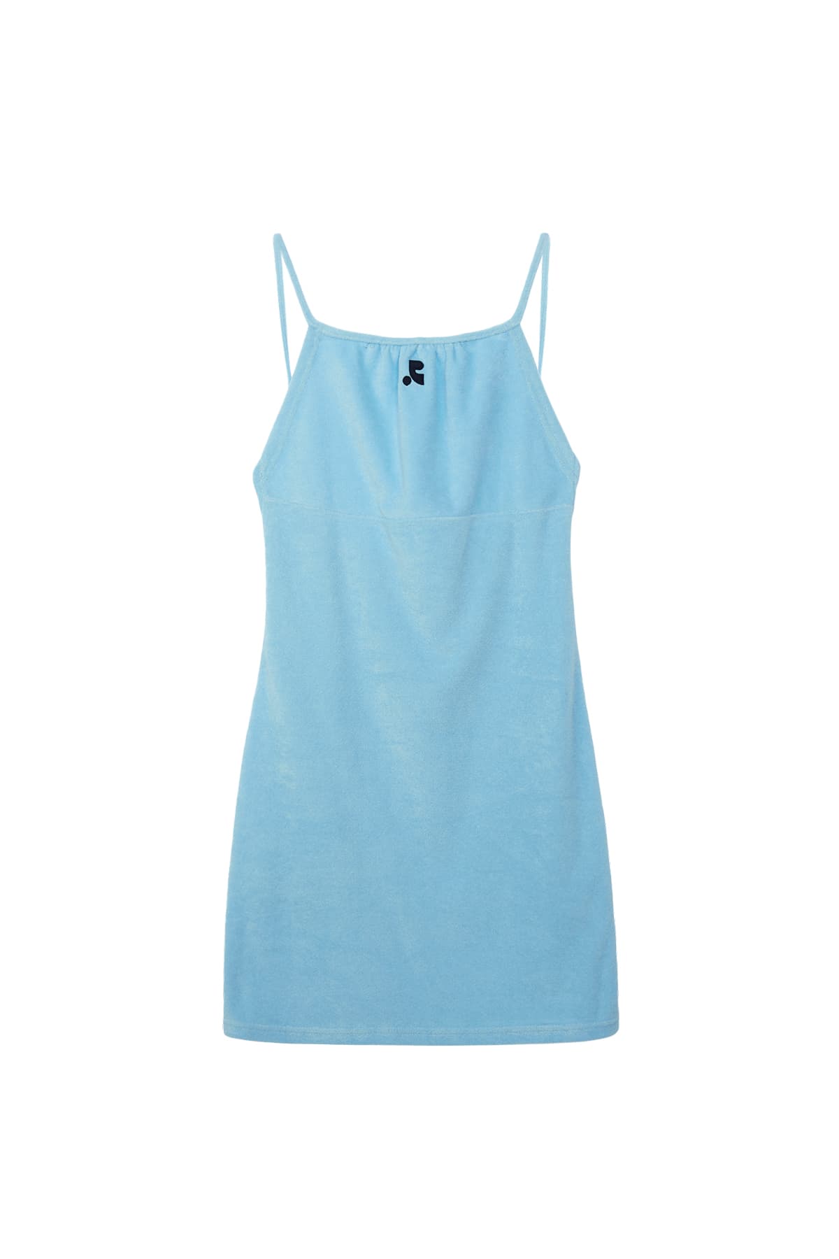 TERRY MINI DRESS - BLUE