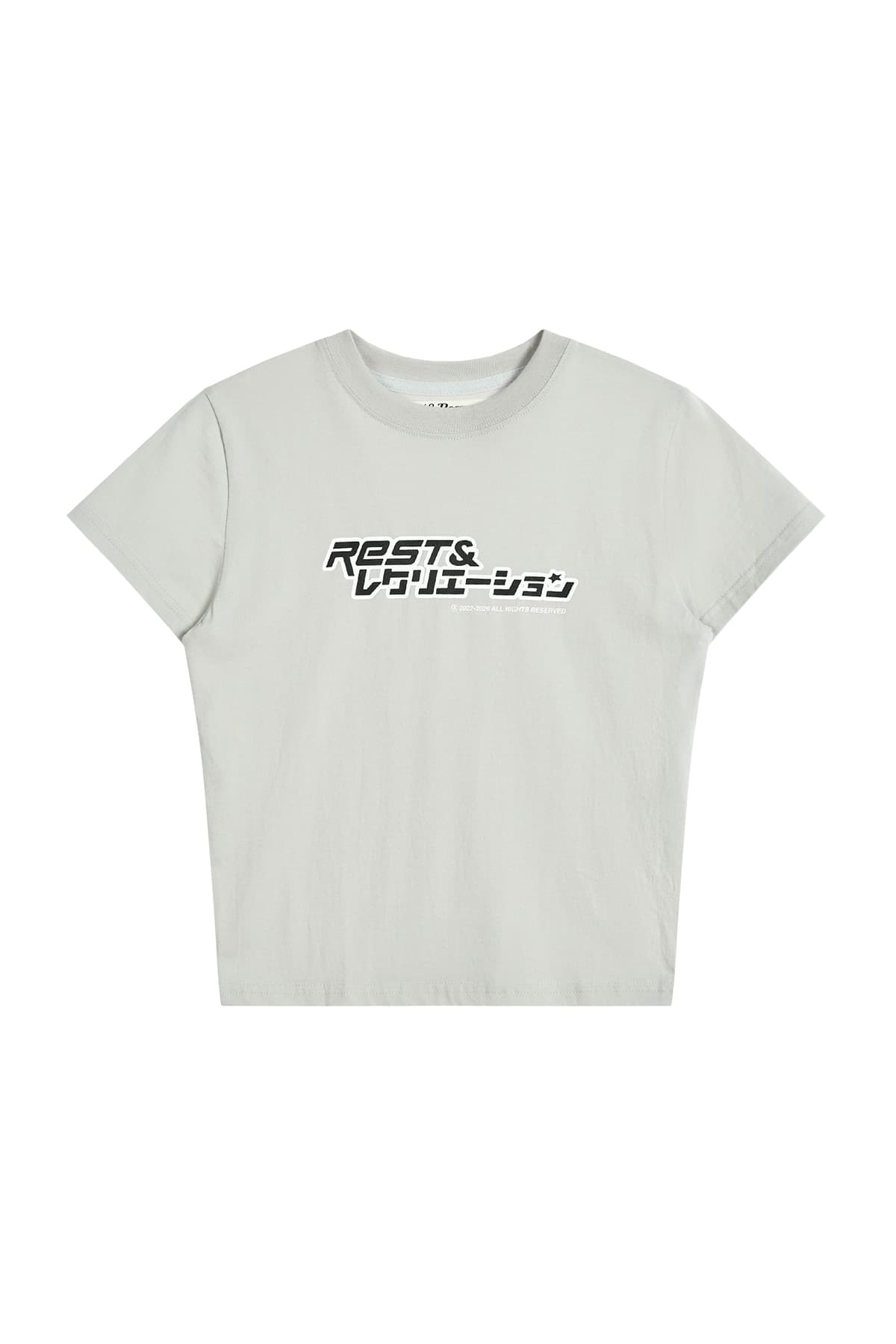 ANIME LOGO T-SHIRT - GREY