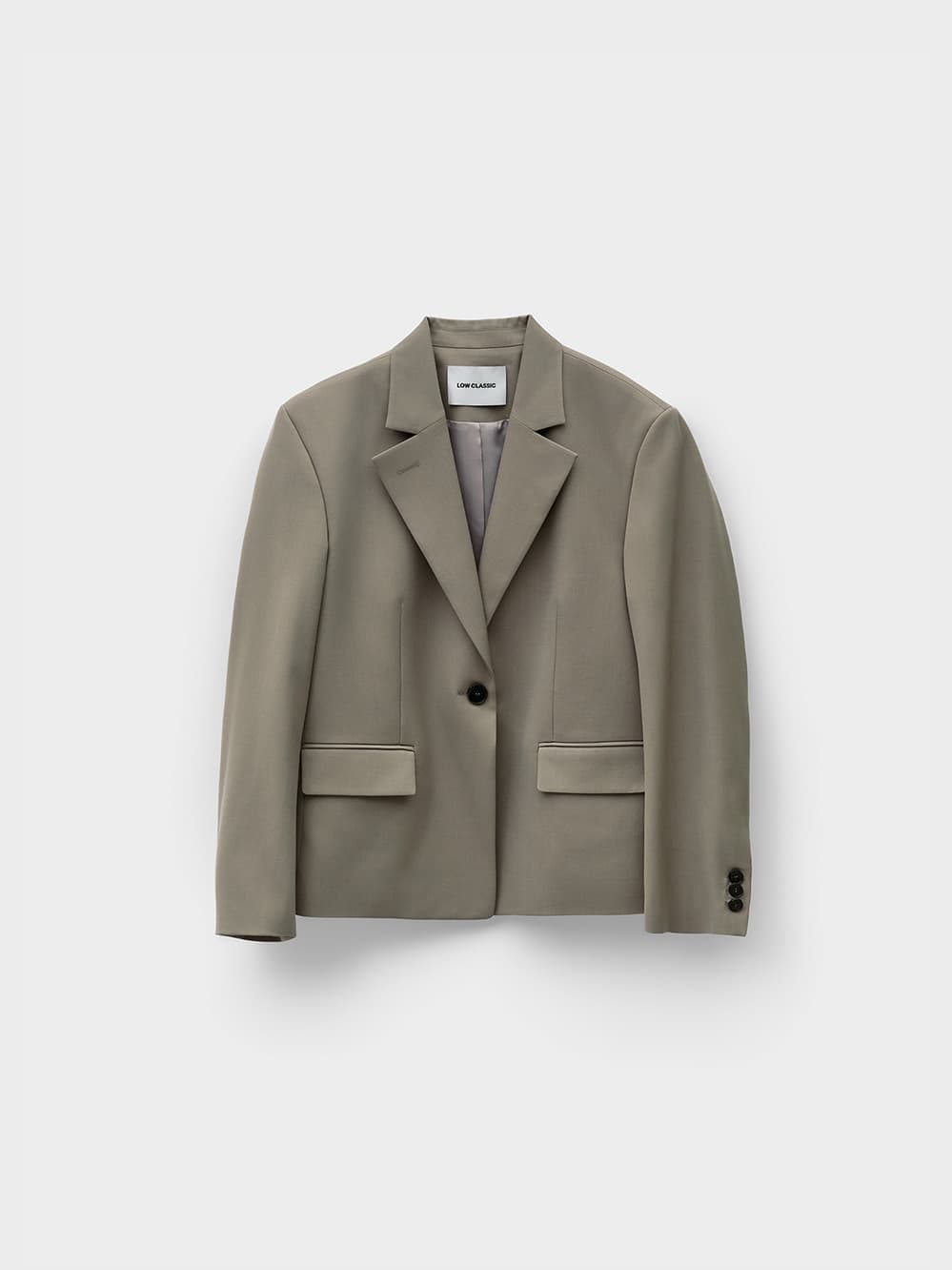 Tailored Jacket_Khaki Beige