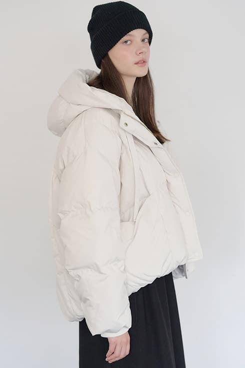 25WN hoody down jumper [IV]