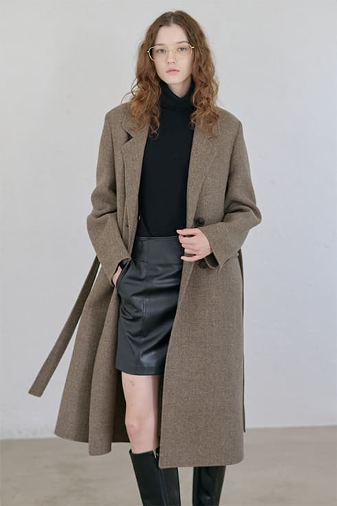 24FN relax-fit double handmade coat [SP]