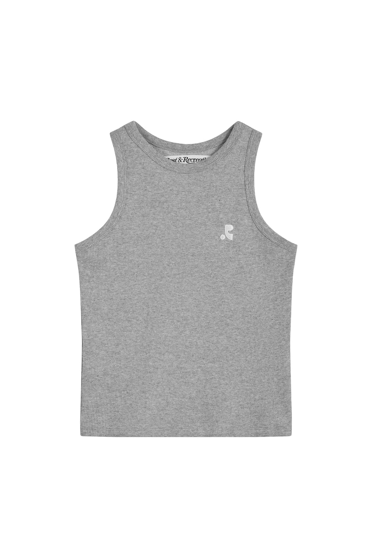 WAFFLE SLEEVELESS - GREY