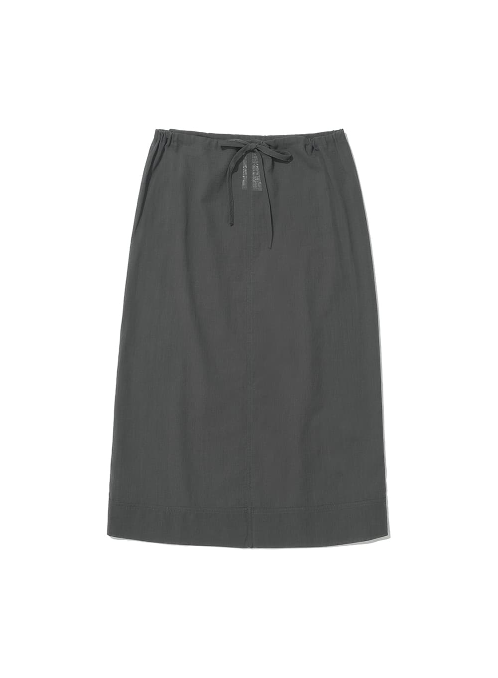 SHEER MIDI SKIRT_CHARCOAL