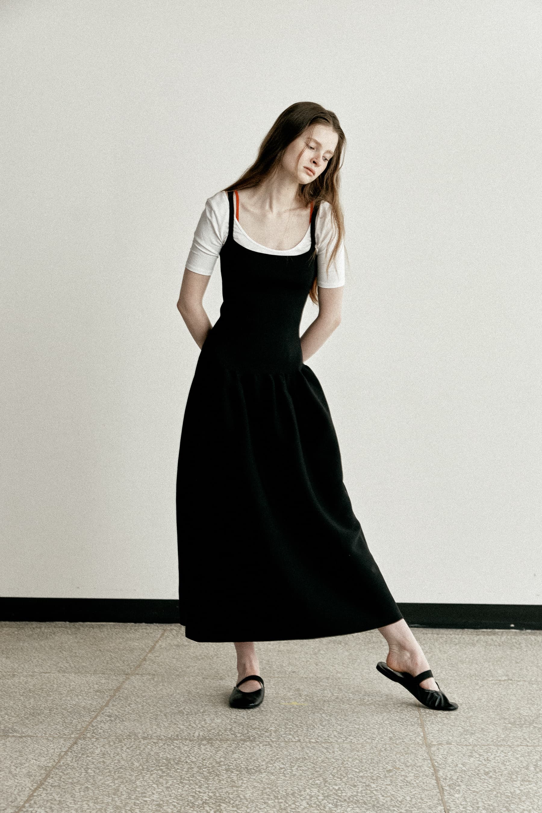 SERENE KNIT DRESS [BLACK]