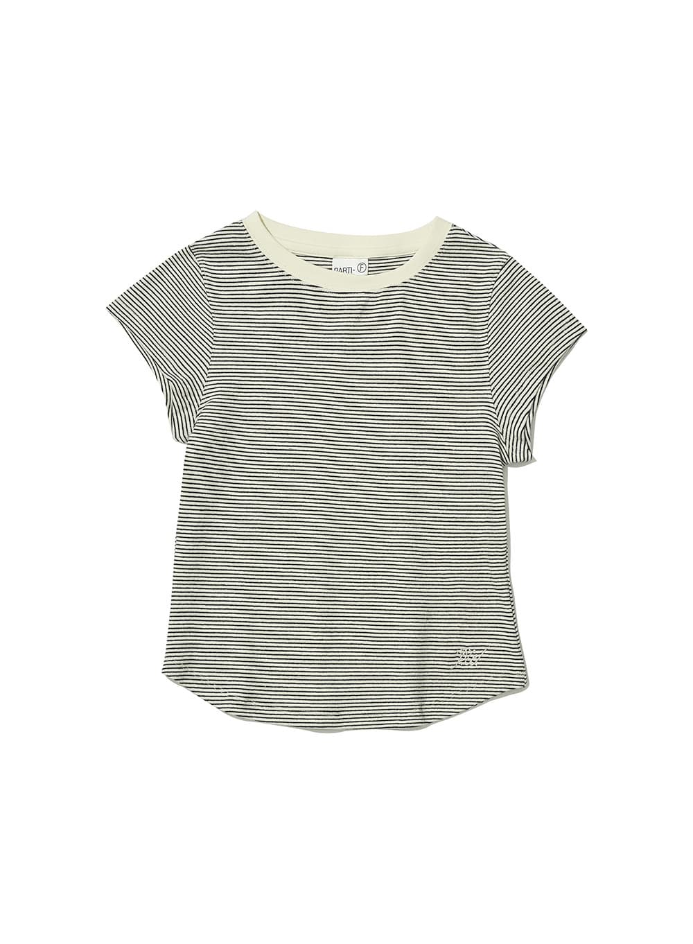 STRIPE 90s SHORT SLEEVE TEE_IVORY