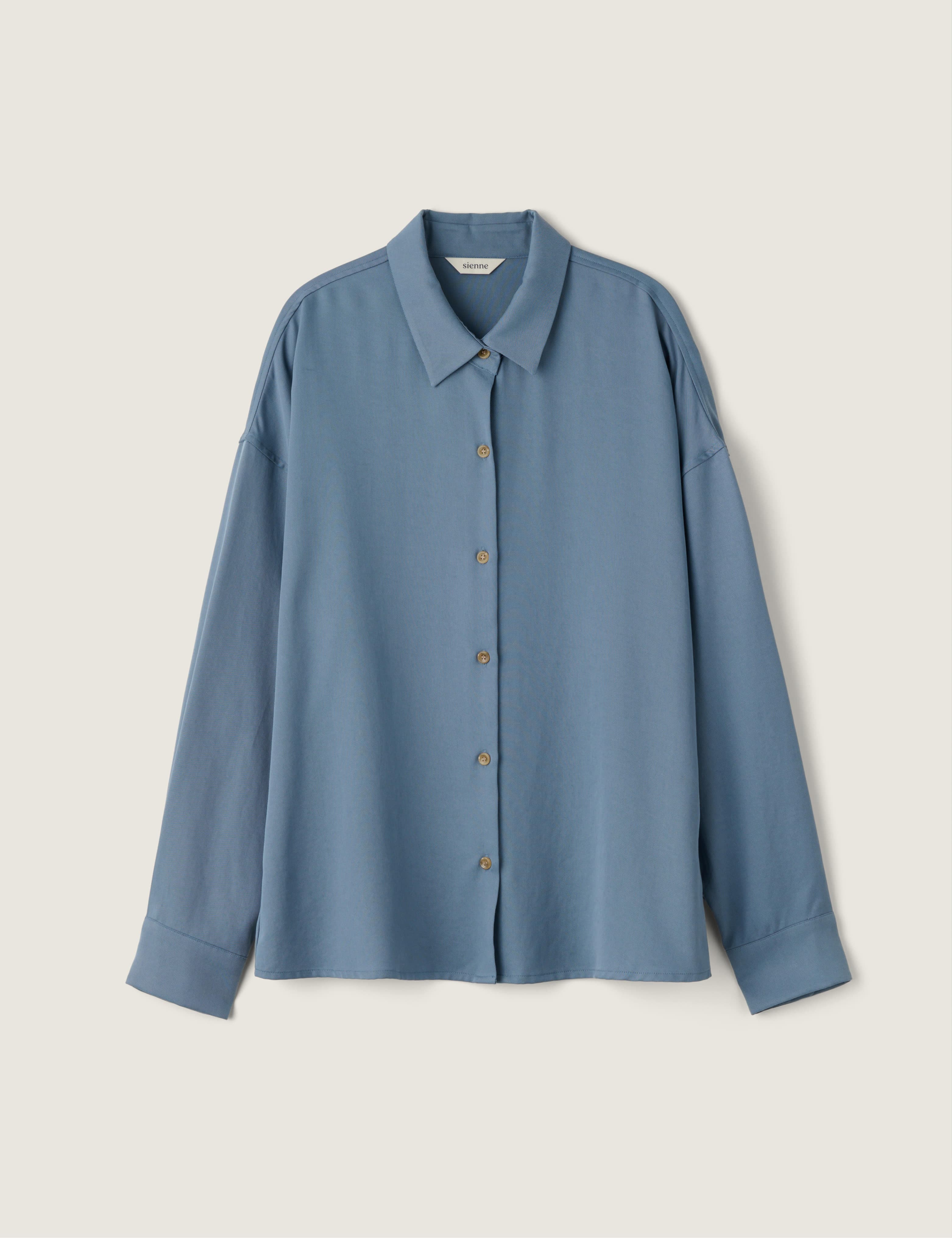 100 Tencel Shirt (Blue)