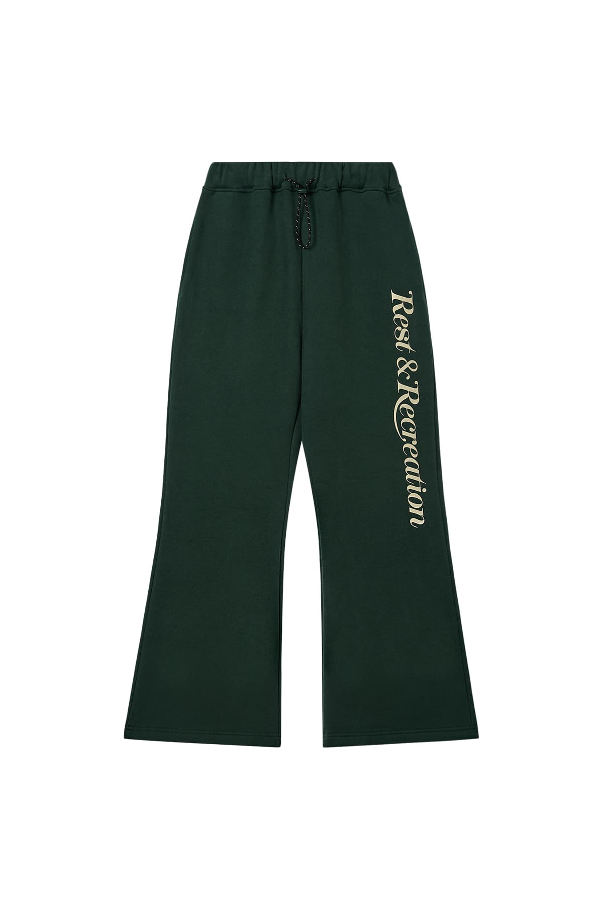 FLARE SWEAT PANTS - GREEN