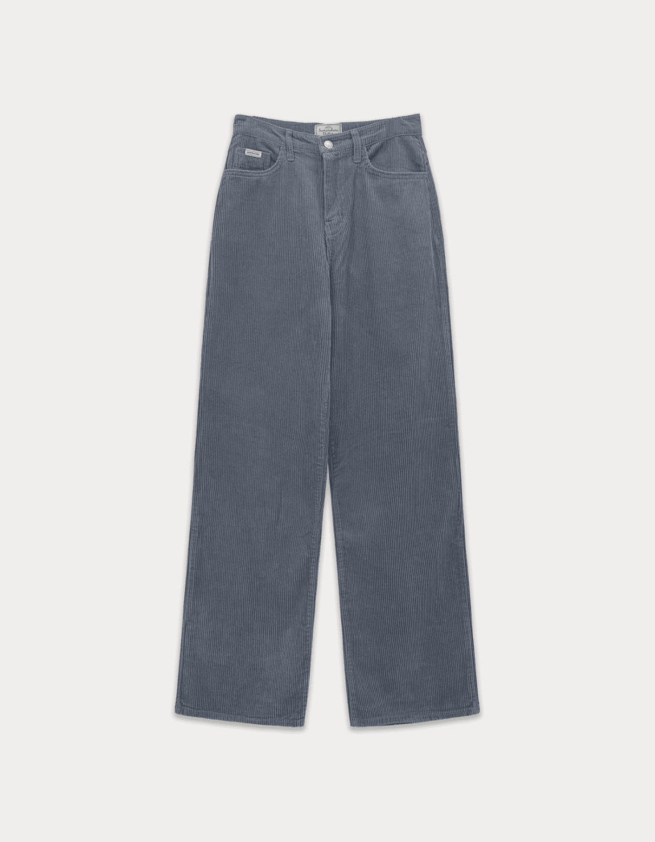 Corduroy Straight Pants - Vintage Blue