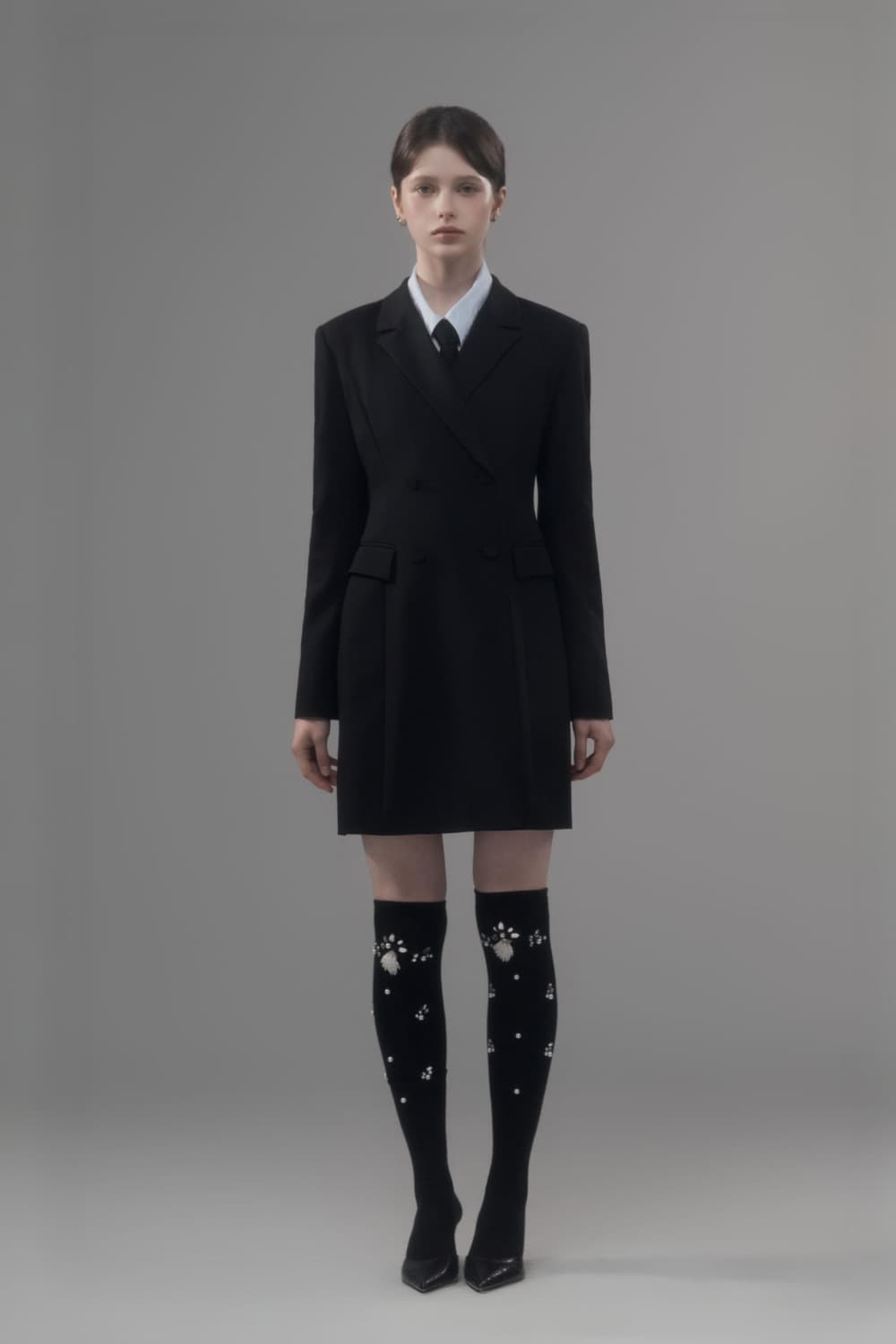 Jenn suit jacket dress - Black