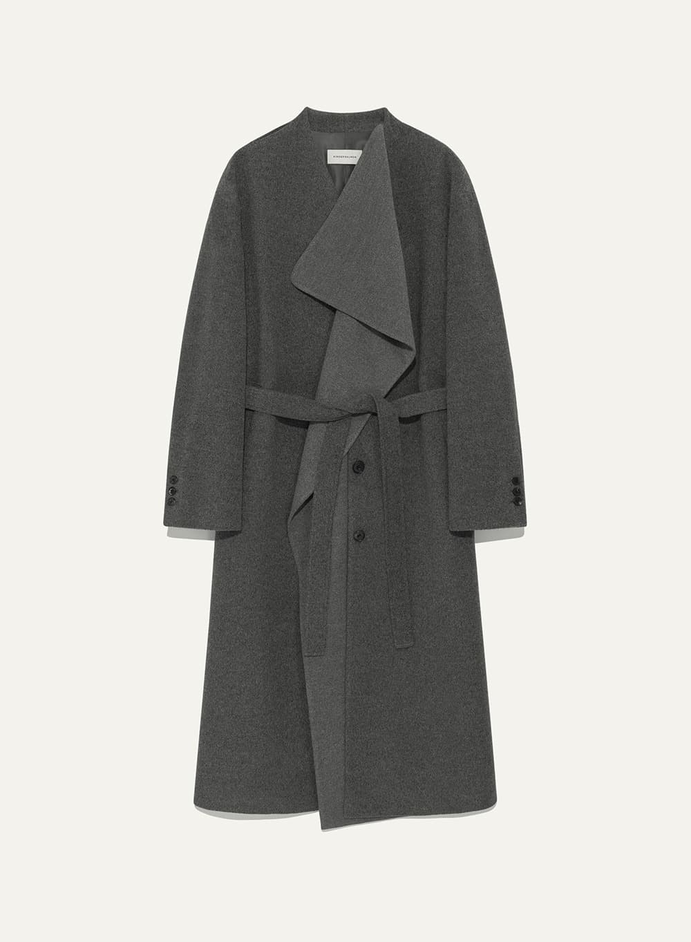 Draped Pannel Coat Dust