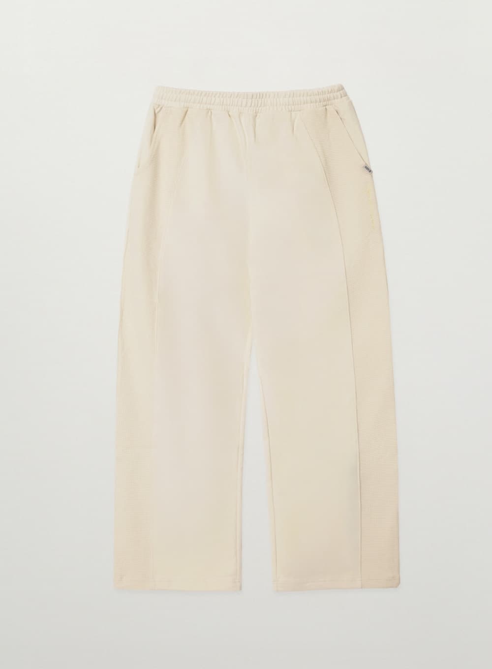 Panel Track Pants - Cream