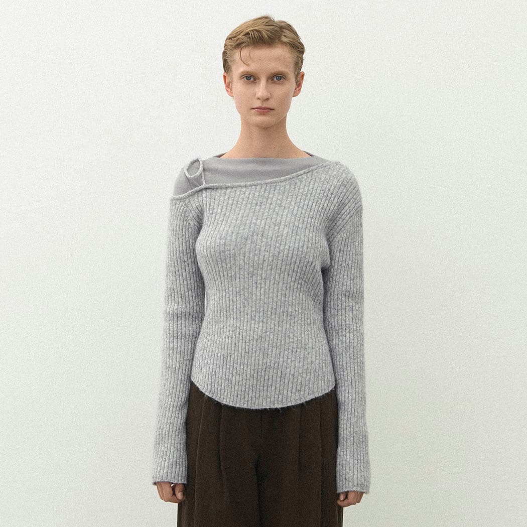 (Z-T-6929)ESSENTIAL WARM BOAT NECK TEE