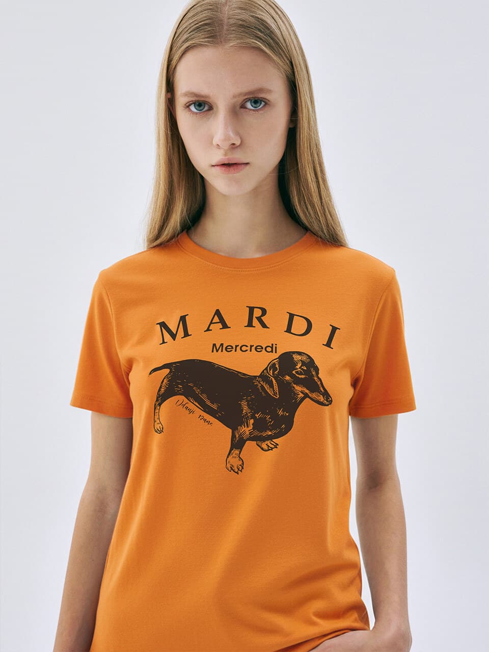SLIM TSHIRT DDANJI VIVID_ORANGE