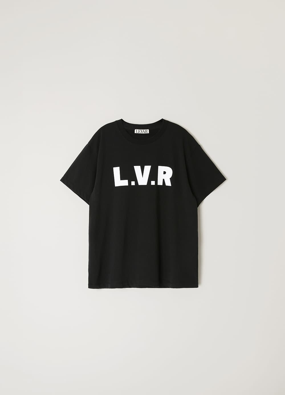 L.V.R Signature Cotton T-Shirt - Black