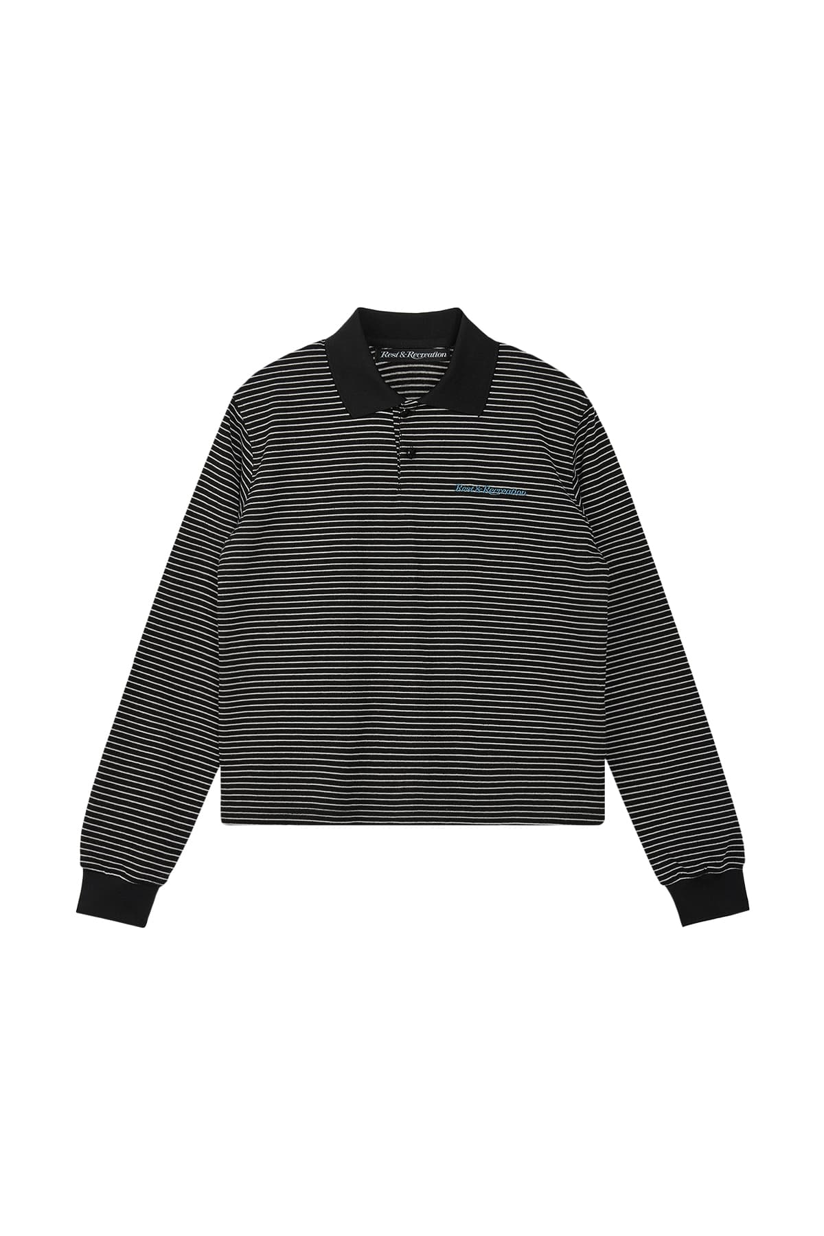 STRIPE PK T-SHIRT - BLACK