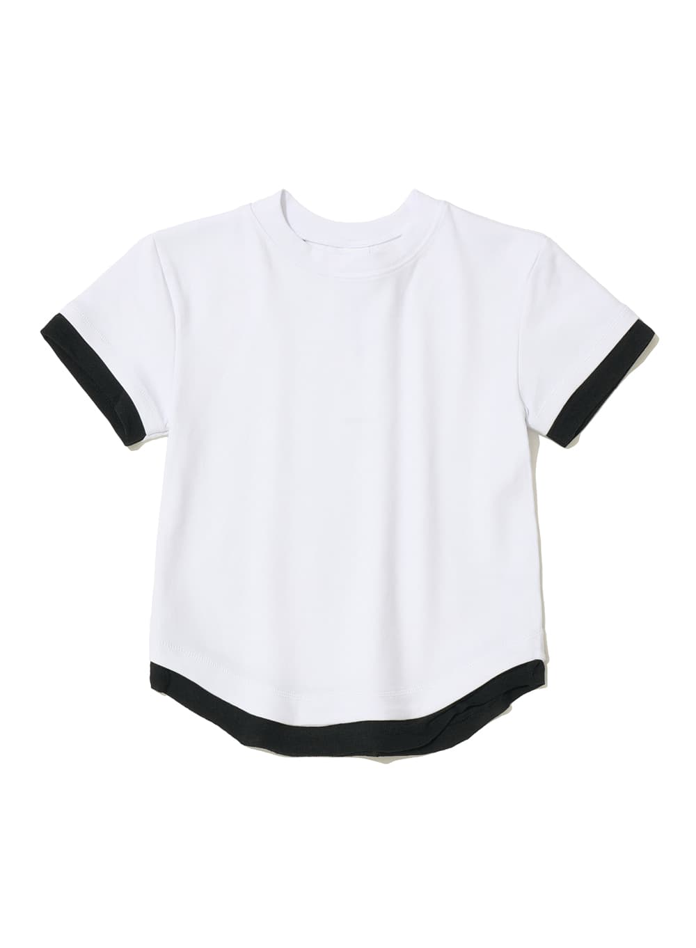 LAYERED SHORT SLEEVE TEE_WHITE