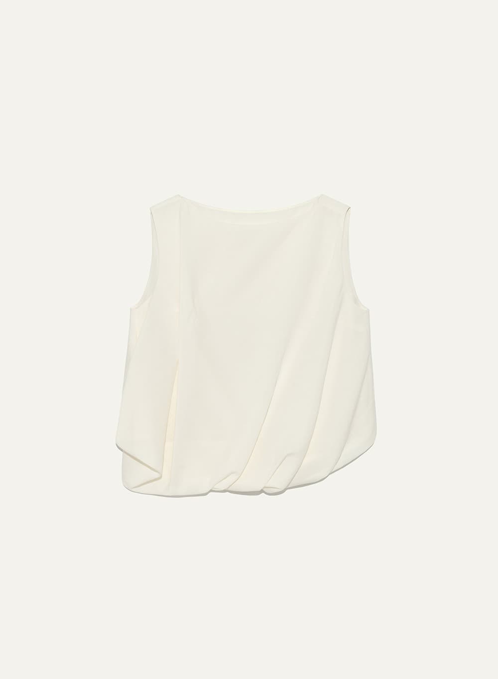 Paul Draped Top Cream