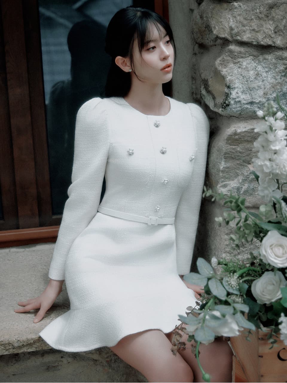 Leia tweed dress