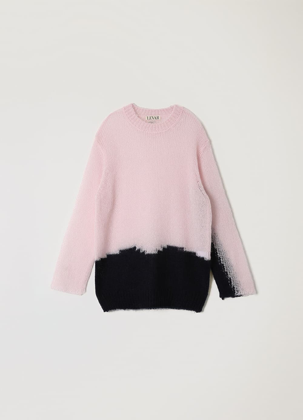 Kid-Mohair Moody Round Knit - Sherbet Pink