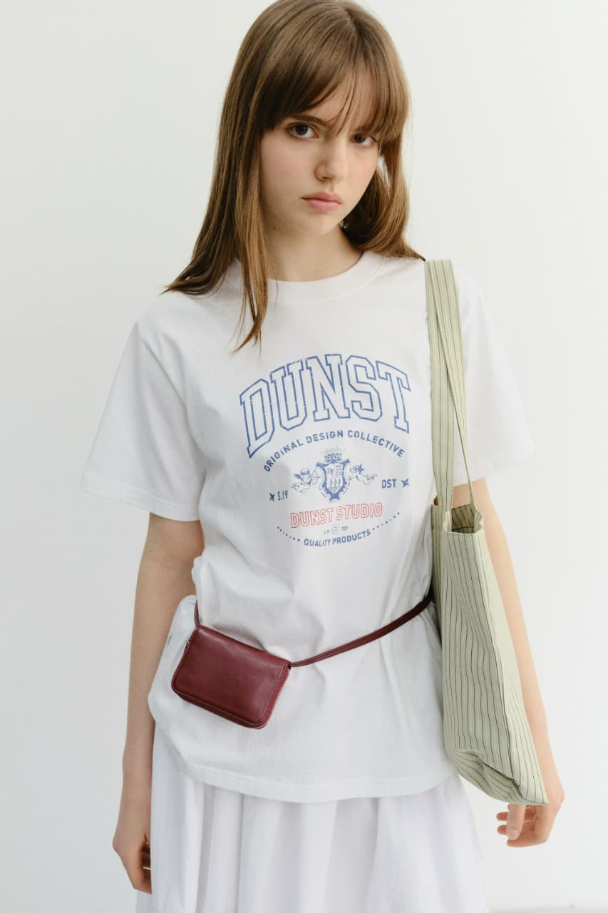UNISEX CUPID ARCH LOGO T-SHIRT OFF WHITE_UDTS6B129OW