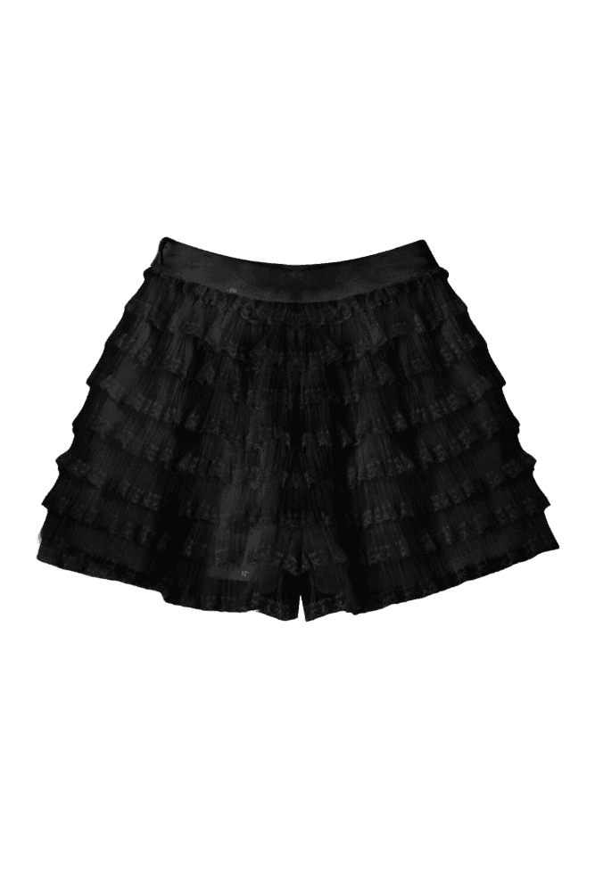 Lace cancan shorts (Black)