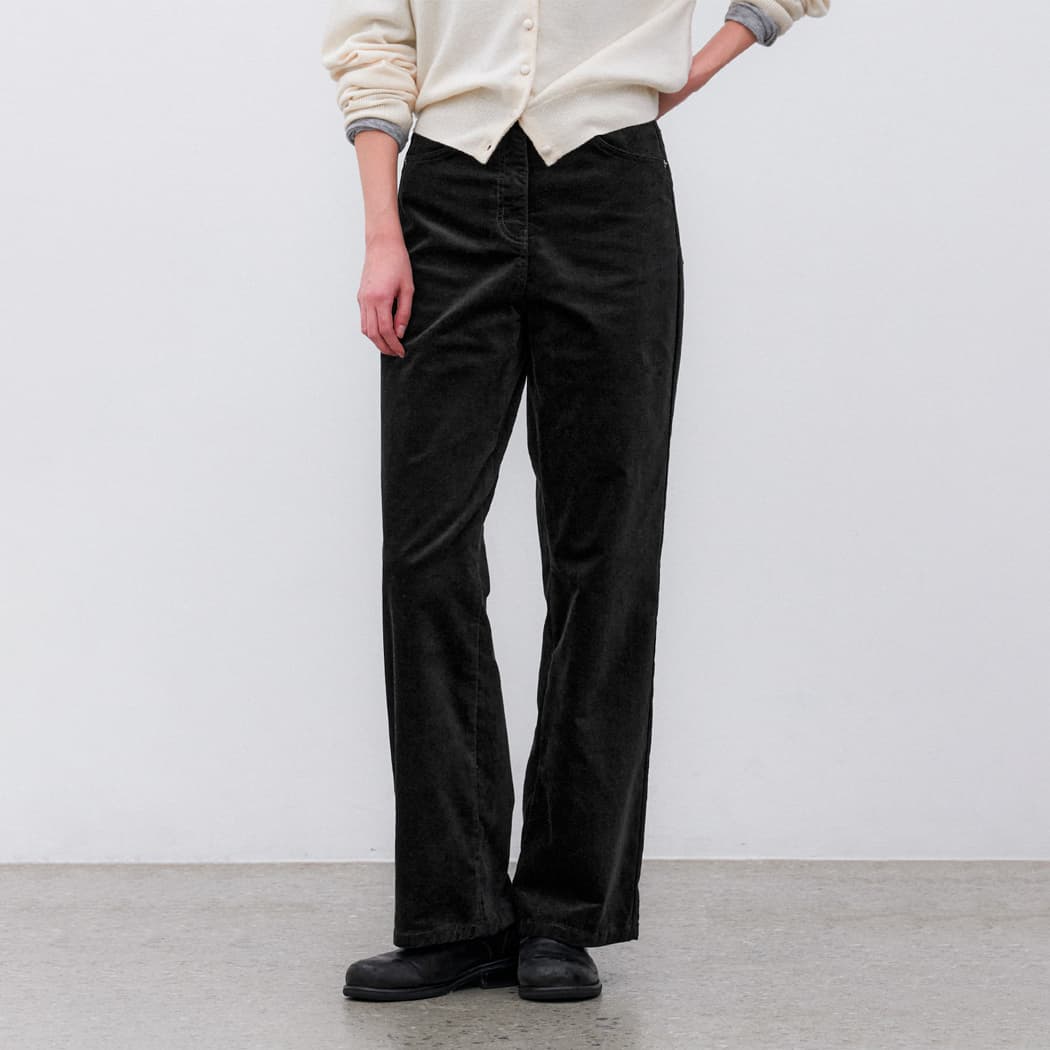(PT-5726)ESEENTIAL WARM STRAIGHT PANTS