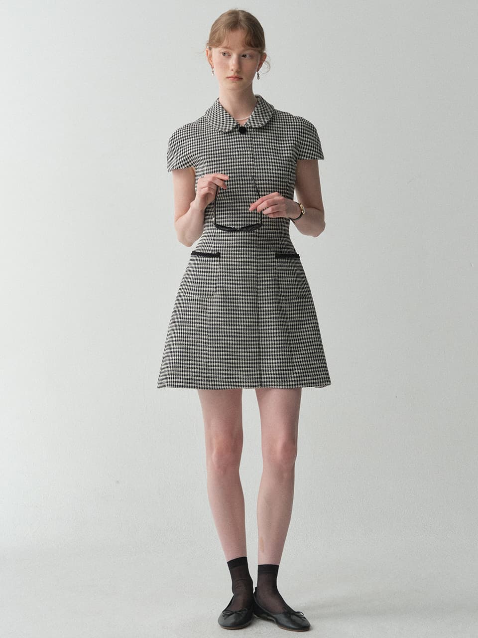 Tidy Iconic Dress-Hound Check