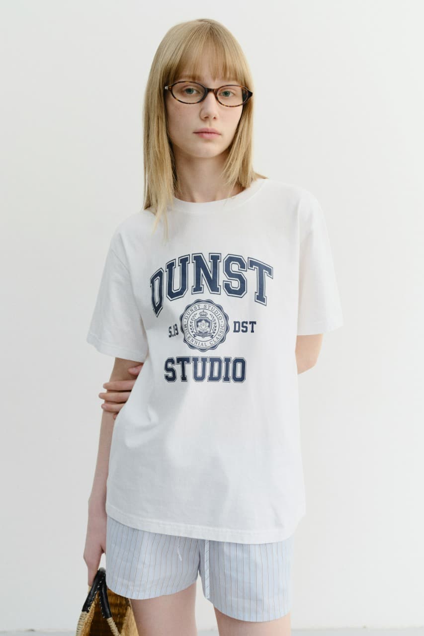 UNISEX CLASSIC LOGO T-SHIRT OFF WHITE_UDTS6B139OW
