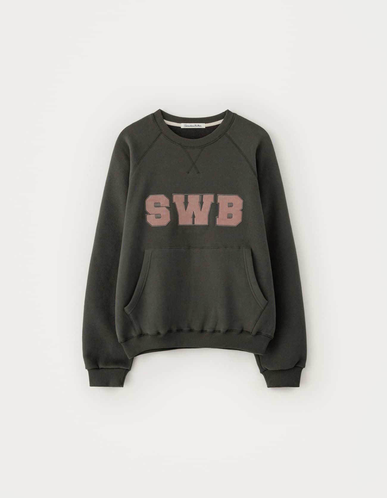 SWB Corduroy Logo Sweatshirt - Charcoal