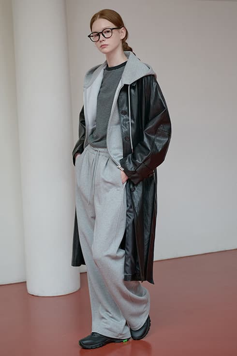 25FN daily zurry wide pants [M/GY]