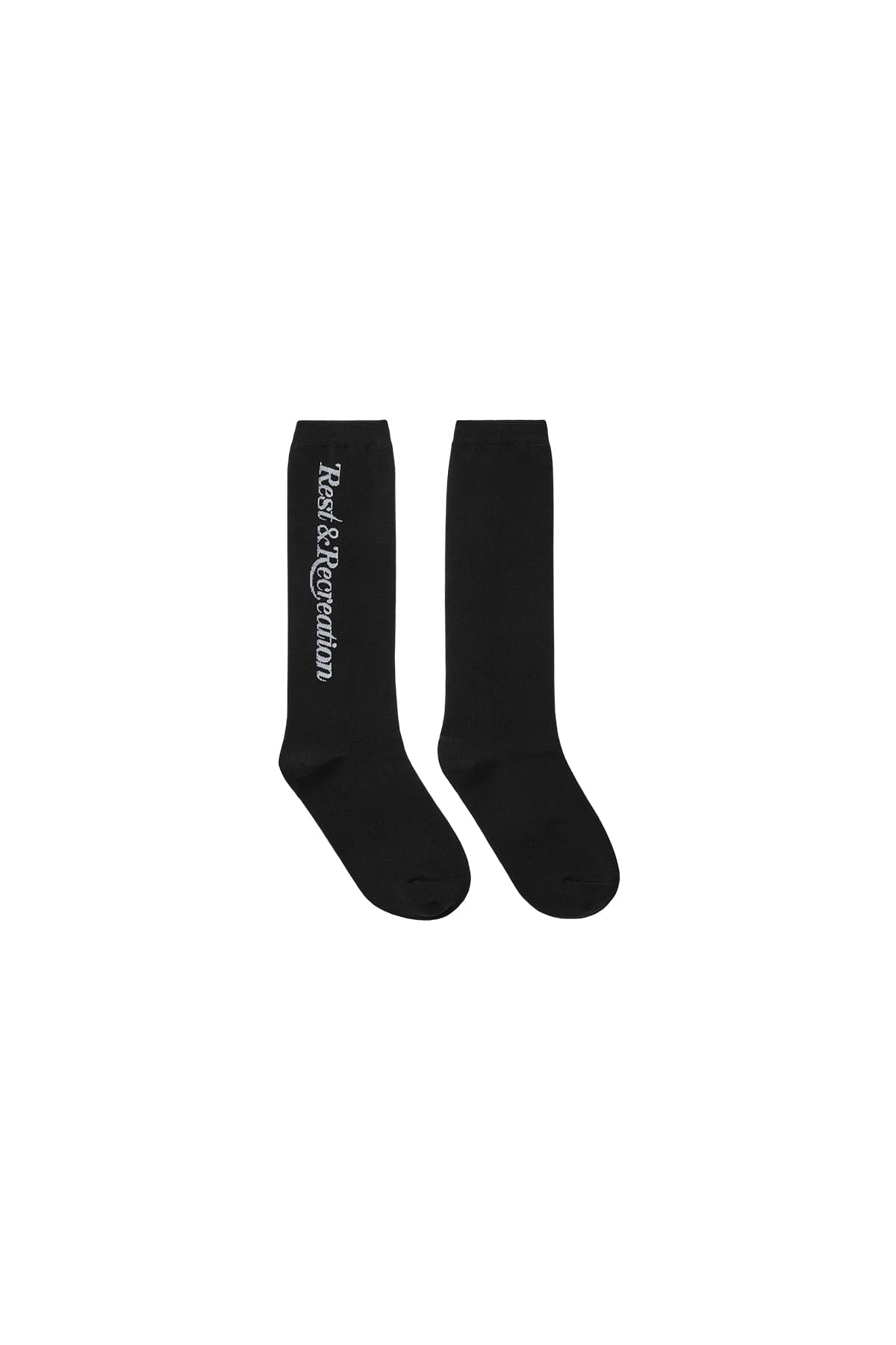 LOGO HIGH SOCKS - BLACK