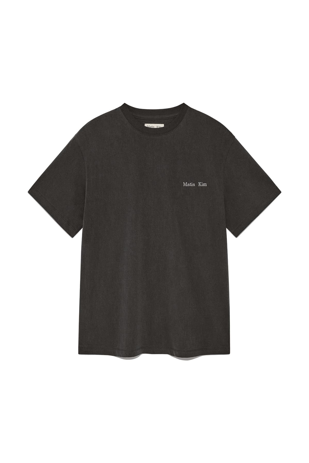VINTAGE WASHED LOGO TOP FOR WOMEN IN CHARCOAL