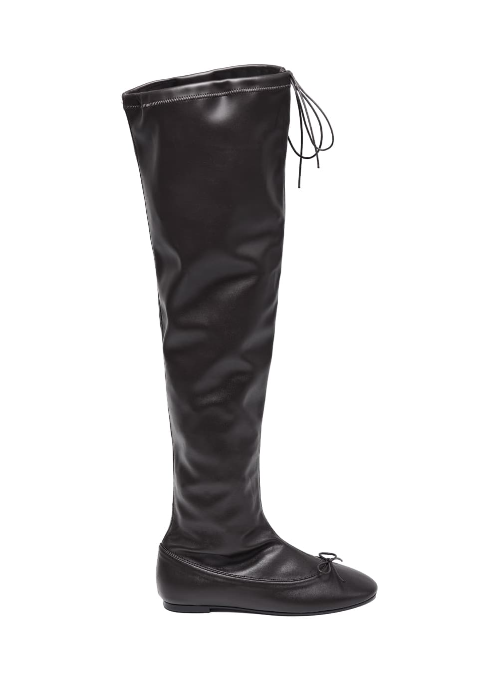 BALLET SLOUCHY LONG BOOTS_DARK BROWN