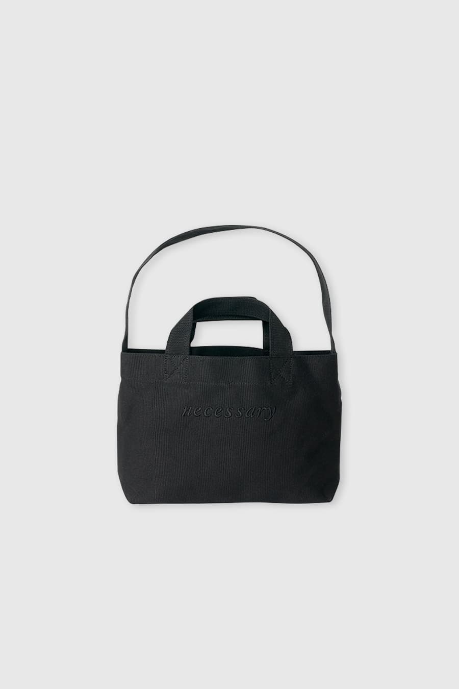 Solid Shopper Bag Mini (Black)