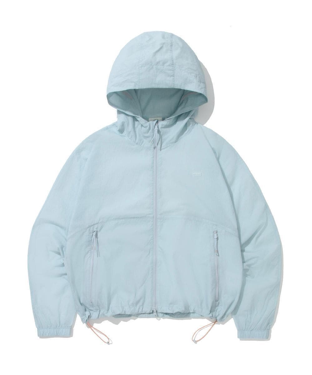 우먼 시어나일론 패커블 윈드브레이커 점퍼 Light Blue
