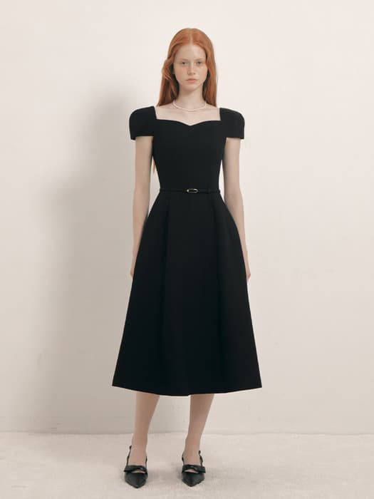 Classic Heart Wave Dress(2color)